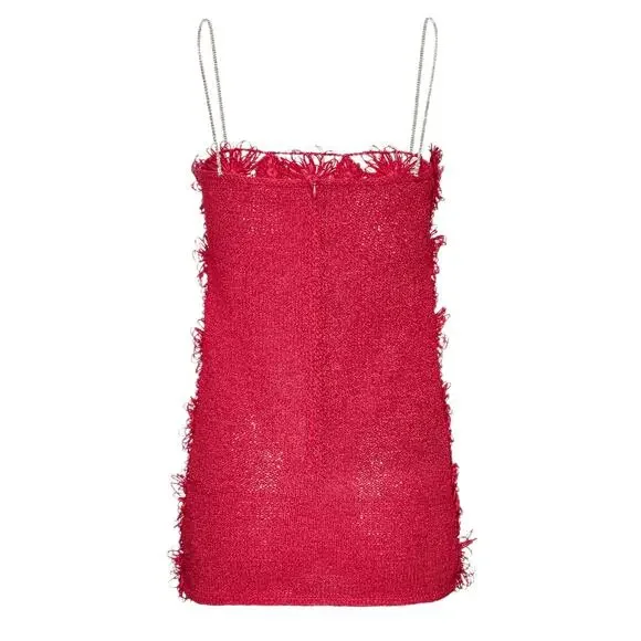 Magda Butrym Pink Crochet Flower Mini Shift Dress - Picture 3 of 16